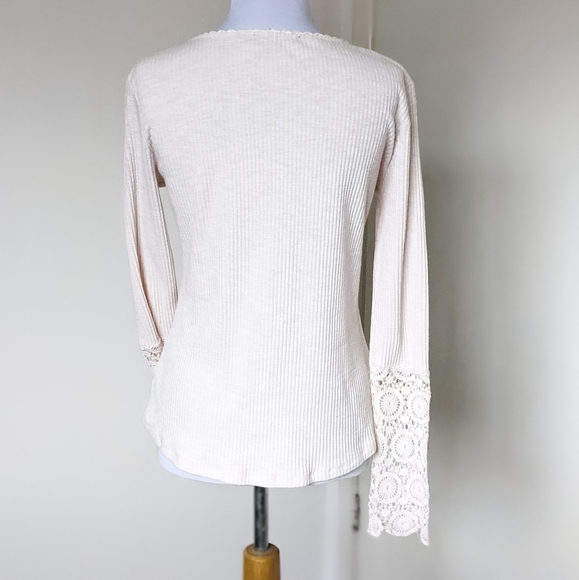 Boho Doe & Rae cream Detailed Long Sleeve - Picture 4 of 6